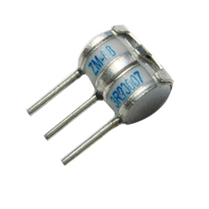 Gas Discharge Tube ZM68-3R90L 5KA/90VDC, (OD:6x8.6 mm) 3 electrodes
