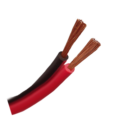 Speaker Cable 2x2.50 mm2 BC, BLACK/RED