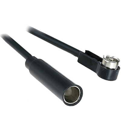 Aerial adapter ISO male angled/DIN female, cable 0.15 m 