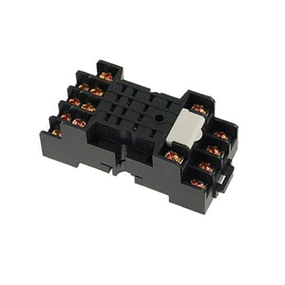 Relay Socket, box type, (NRG-52) 4C DIN rail