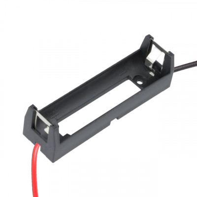 Battery Holder 18650, (1Rx1 battery), 150mm wire