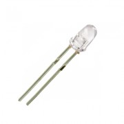 Image of LED 3 mm HT-204SURC, 120mcd 20deg, RED waterclear