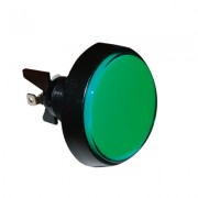 Image of Arcade Game Button Switch M24, OD:60 mm, (ON)-ON, 6A/250VAC, GREEN
