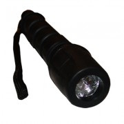 Image of Torch Light, rubber 4 LED, (3xAA)