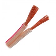 Image of Speaker Cable 2x2.00 mm2, (64x0.20 mm2)x2 BC, TRANSPARENT