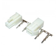 Image of Connector 4.50 mm 4P (2x2P), 10A/300V, wire to wire, /pair/