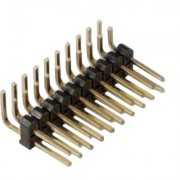 Image of PIN Header 2.54 mm, 2x17P, PCB type, male angled 90°