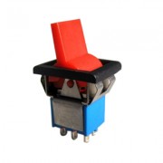 Image of Toggle Switch, 12x16 mm, 6P, 2x ON-ON, 3A/250VAC, PVC lever