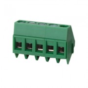 Image of Terminal Block 2P XY, 5 mm, 10A/250V, 2.5 mm2, cage clamp, angled 45°
