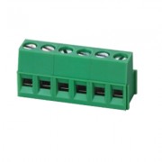 Image of Terminal Block 2P DI, 5.0 mm, 10A/250V, 2.5 mm2, cage clamp, angled 90°
