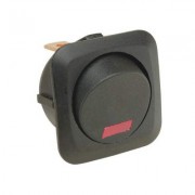 Image of Illuminated Rocker Switch OD:20 mm, 4P ON-OFF, 6A/250VAC, LED RED
