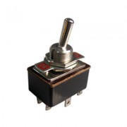 Image of Toggle Switch M12, 6P, 2x ON-ON, 3A/250VAC