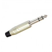 Image of 6.3 mm PLUG, male ST, cable type, ACPS-GN-AU 