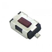 Image of Push Button Switch PCB 6x4 mm, H:2.5 mm, 2P (ON)-OFF, 50mA/12VDC, SMD 