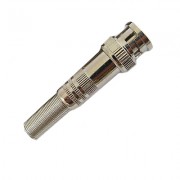 Image of BNC male, cable type, screw, spring, METAL (RG-6U)