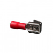 Image of Quick Disconnect, female, 6.3x0.8 mm (PBDD1-250), angled, RED