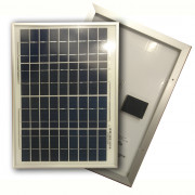 Image of Solar panel CL-SM10P, 354x251x17 mm, 10W