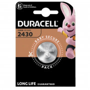 Image of Lithium Button Cell Battery DURACELL, CR2430, 3V