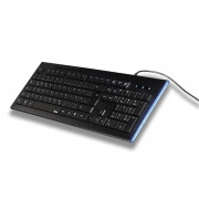 Image of Keyboard HAMA MMedia KB “Anzano“ Black, Side LED /182663