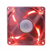 Image of Fan DEEPCOOL 80x80x25 HB, Red LED /XFAN 80L/R