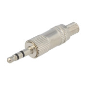 Image of 3.5 mm PLUG, male ST, cable type, METAL