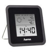 Image of HAMA Thermometer, Hygrometer TH-50 Black /186370