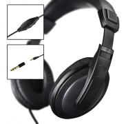 Image of Headphones Hama TV Stereo Phones, Black, 6m Cable /184013