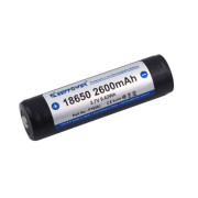 Image of Battery Cell 3.6V, 2600 mAh, Li-ION, 18650, Button top