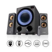 Image of Speakers 2.1: FENDA F&amp;D F770X BT/FM/USB/Remote/LED, 76W