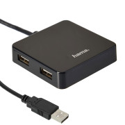 Image of USB2.0 Hub 4 Port HAMA, Quadro /12131+200121