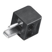Image of DIN 2P Speaker male LC, cable type, BLACK