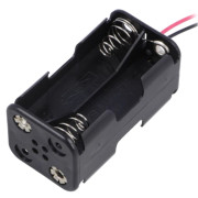 Image of Battery Holder AA, (2 row x2 battery), 150 mm wire