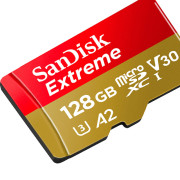 Image of 128GB MicroSD-XC SanDisk Extreme, V30, 190MB/s