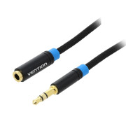 Image of Cable 3.5 mm male/3.5 mm female STEREO /OD:3.5 mm/, 5 m