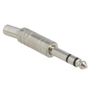 Image of 6.3 mm PLUG, male ST, cable type, JC, METAL