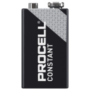Image of Battery DURACELL PROCELL CONSTANT, 9V (6LR61), alkaline