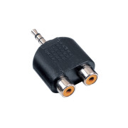 Image of Adapter 3.5 mm male ST, 2x RCA female