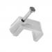 Cable Nail Clip D:4.1x6 mm