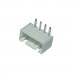 Connector 2.50 mm 2P, 3A/250V male, PCB type, angled 90°