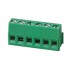 Terminal Block 2P, 5.0 mm, 10A/250V, 2.5 mm2, cage clamp, angled 90°