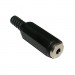3.5 mm JACK, female ST, cable type, PVC