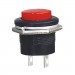 Push Button Switch M16, OD:19 mm, OFF-(ON), SPST, 3A/250VAC, RED