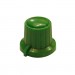 Potentiometer Knob 18x15.5/OD:6 mm, ABS, GREEN 
