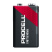 Battery DURACELL PROCELL INTENCE, 9V (6LR61), alkaline