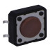 Push Button Switch PCB 12x12 mm, H:4.3 mm, 4P (ON)-OFF, 50mA/12VDC, SMT
