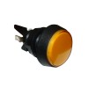 Arcade Game Button Switch M24, OD:44 mm, (ON)-ON, 6A/250VAC, YELLOW