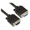 VGA Monitor Cable DB15 HD male, DB15 HD female, coaxial, 3 m