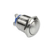 Push Button Switch M19x20mm, OD:22 mm, OFF-ON, SPST, Latching, 1A/250VAC, dome