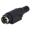 DC Power Plug male DIN 3P, cable type