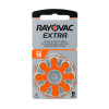 RAYOVAC 13 Hearing Aid Battery AC13, R754, 1.45V, Zinc-Air (ZnO2)